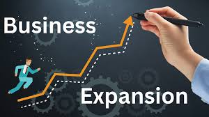 Business growth and expansion strategy concept showing upward graph